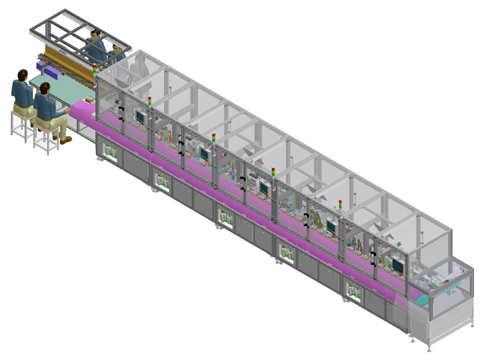 Low Profile automatic line (length 11m)