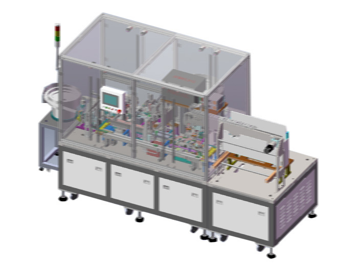 Ceramic tube and thermal fuse assembly machine